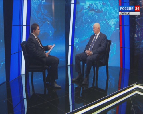 Первый вице-спикер Фёдор Жигаров дал интервью каналу Россия24