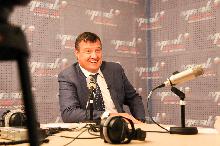 Председатель Липецкого горсовета Игорь Тиньков в видеоэфире радио "Маяк"