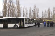 Партия новых автобусов прибыла в Липецк из Волжского