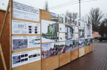 Ознакомиться с планом благоустройства центра Липецка можно на площади Петра