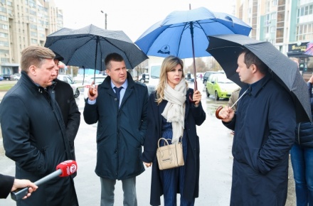 Руководители города проинспектировали объекты благоустройства  в Липецке