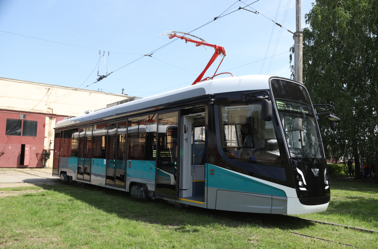 Уже девять низкопольных трамваев прибыли в Липецк по концессионному соглашению
