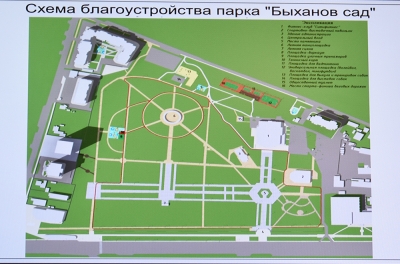 Вопросы реконструкции Быханова сада руководители города обсудили с инвесторами