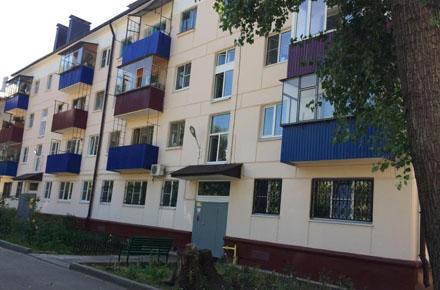 В Липецке продолжается комплексный капремонт многоквартирных домов