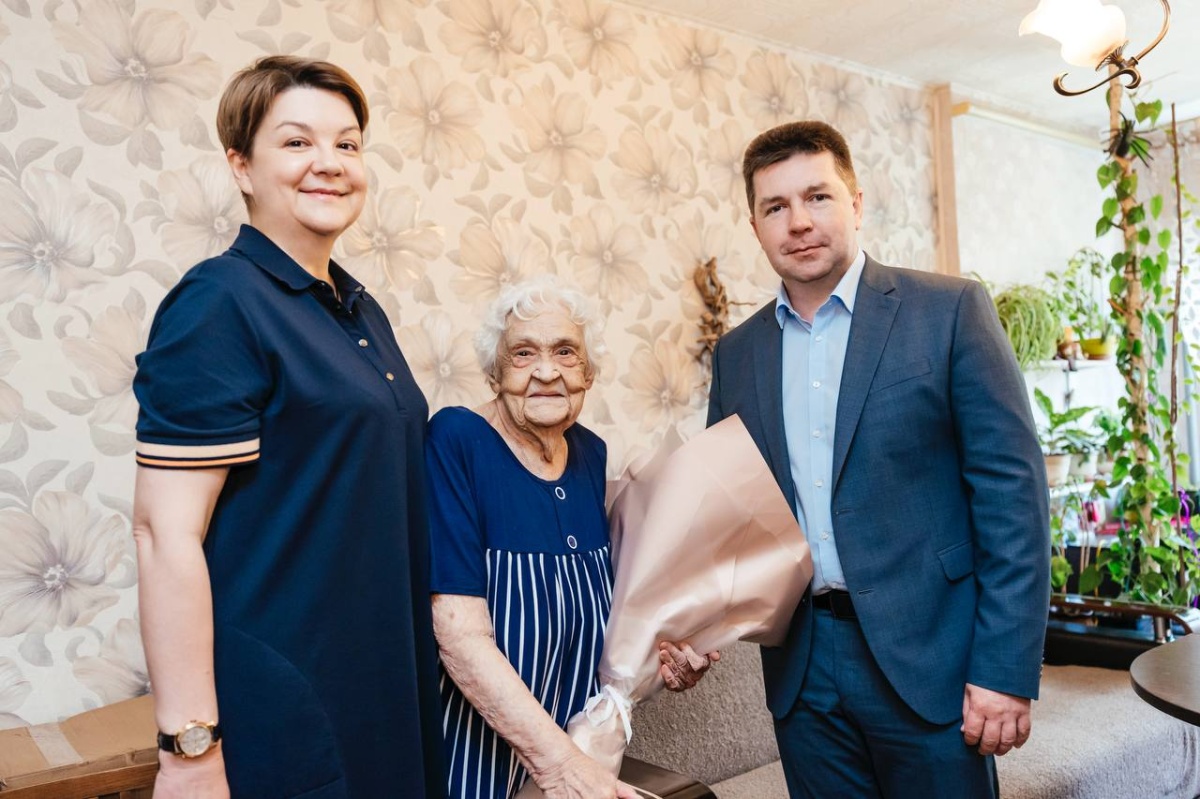 Ветеран Великой Отечественной войны Маргарита Чернокалова отметила 100-летний юбилей