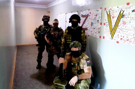 Бойцы, участвующие в спецоперации на Украине, получили творческий привет от липчан
