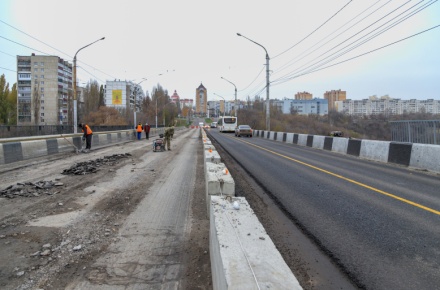 Начались работы на второй половине моста на улице Терешковой