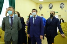 Александр Афанасьев с коллегами по партии посетил Усманский район