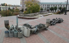Демонтаж оборудования липецких фонтанов завершен