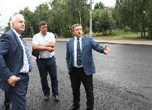 Руководители города и области проверили ход работ на липецких магистралях