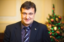 Игорь Тиньков поздравил липчан с Новым годом
