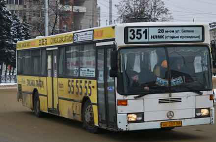 С 12 февраля прекратит свою работу автобусный маршрут № 351